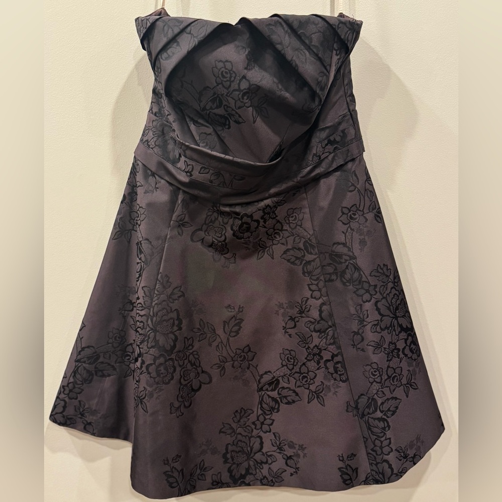 Karen Millen Strapless Brown Dress